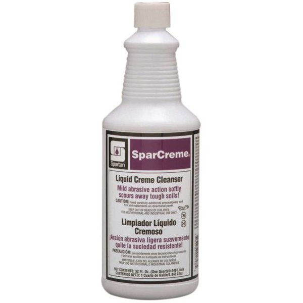 Spartan Chemical Co. SparCreme 1 Quart Lime Scent Restroom Cleaner 732003
